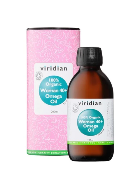 Viridian Woman 40+ Omega Oil Organic, 200 ml - EXPIRACE 9/2025