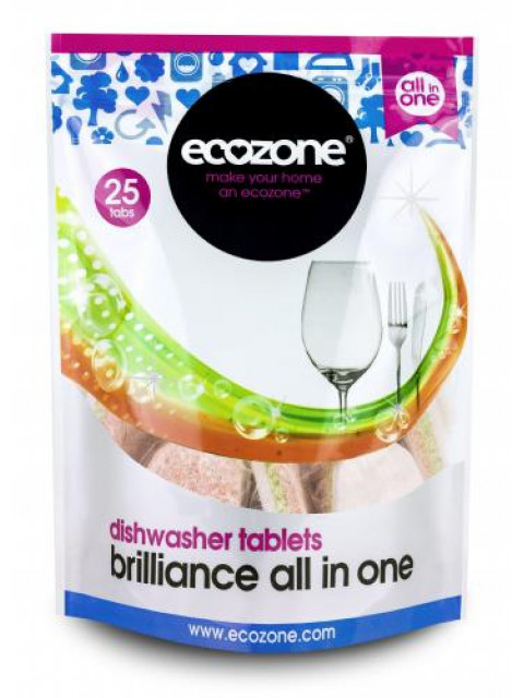 Ecozone Tablety do myčky vše v 1 - 25 ks - EXPIRACE 10/22