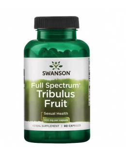 Swanson Full Spectrum Tribulus Fruit (Kotvičník zemní), 500 mg, 90 kapslí