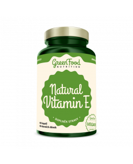 GreenFood Přírodní Vitamin E 60 kapslí