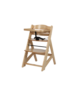 ATMOWOOD Dřevěná jídelní židlička - přírodní