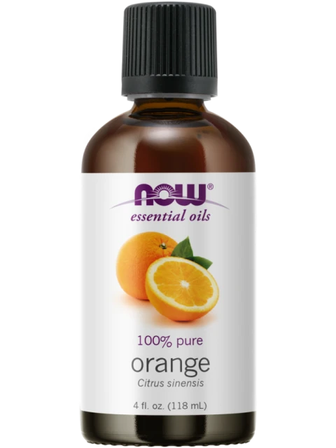NOW Essential Oil, Orange oil Pure (éterický olej Pomeranč), 118 ml
