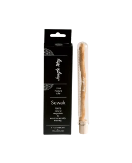 Jungle Way Zubní kartáček sewak se skleněným pouzdrem