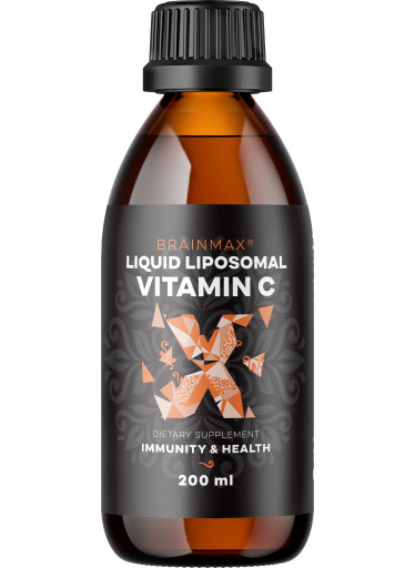 BrainMax Liquid Liposomal Vitamin C, Tekutý Lipozomální Vitamín C, 200 ml