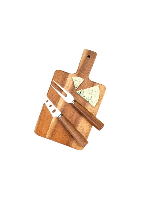 ČistéDřevo Dřevěná sada na servírování sýrů
