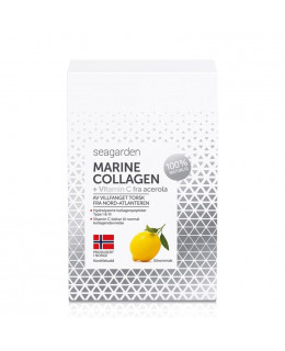 Seagarden Marine Collagen + Vitamin C, 30 x 5 g - citron