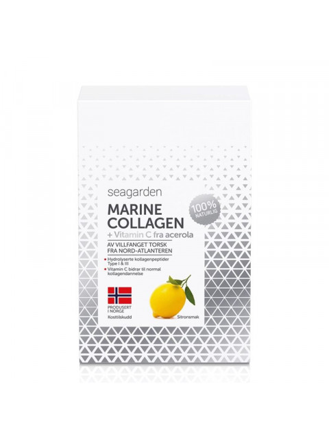 Seagarden Marine Collagen + Vitamin C, 30 x 5 g - citron - EXPIRACE 5/2024