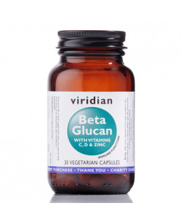 Viridian Beta Glucan (Antioxidant), 30 kapslí