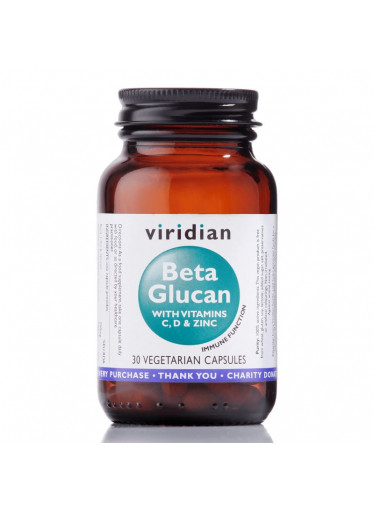 Viridian Beta Glucan (Antioxidant), 30 kapslí
