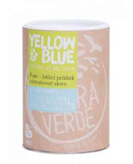 Yellow&Blue Puer - bělící prášek pro praní (dóza 1 kg)