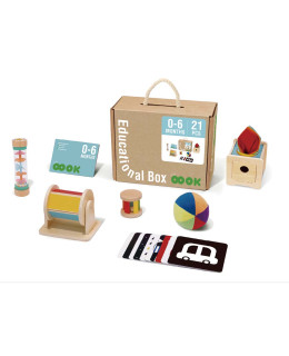 TookyToy Montessori vzdělávací box pro děti 0-6 měsíců