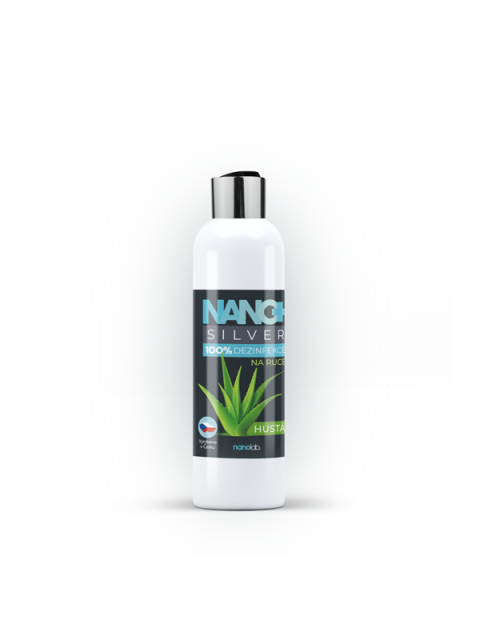 Nanolab HUSTÁ dezinfekce na ruce NANO+ Silver 100 ml - EXPIRACE 2/2023