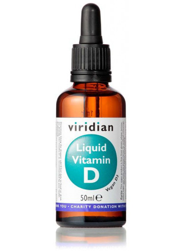 Viridian Liquid Vitamin D3 2000iu, 50 ml