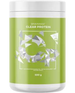 BrainMax Clear Protein, jablko a limeta, 500 g