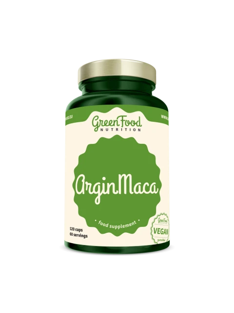 GreenFood ArginMaca 120 kapslí