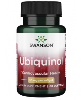 Swanson Ubiquinol, 50 mg, 60 kapslí