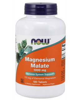 NOW Magnesium Malate, 180 tablet