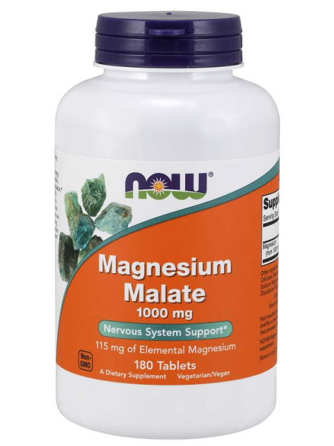 NOW Magnesium Malate, 180 tablet