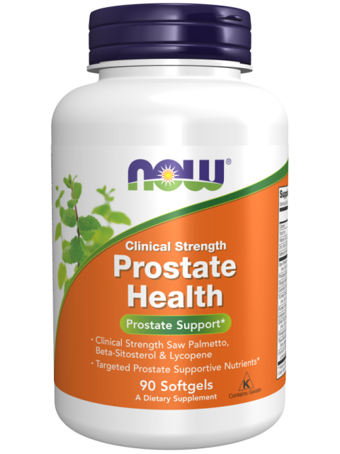 NOW Prostate Health Clinical Strength (zdraví prostaty), 90 softgelových kapslí
