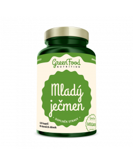 GreenFood Mladý ječmen 120 kapslí