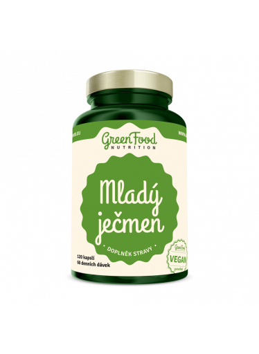 GreenFood Mladý ječmen 120 kapslí