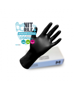 Nanolab Nitrilové jednorázové rukavice 100ks vel.L