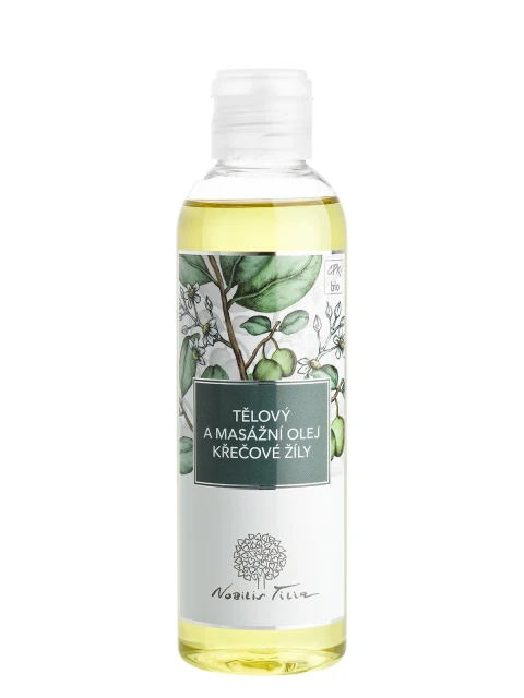 Nobilis Tilia Tělový a masážní olej Křečové žíly: 200 ml - EXPIRACE 4/2024