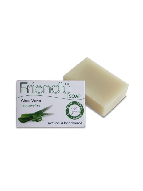 FRIENDLY SOAP mýdlo s aloe vera bez vůně 95g