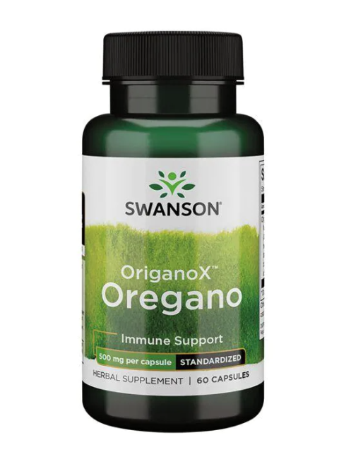 Swanson OriganoX Oregano 500 mg, 60 kapslí - EXPIRACE 10/2023