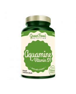 GreenFood Aquamin + Vitamin D3 60 kapslí