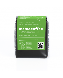 mamacoffee výběrová káva Nicaragua Chavarría Honey zrnková 250 g - mléčná čokoláda a kiwi s medovou sladkostí