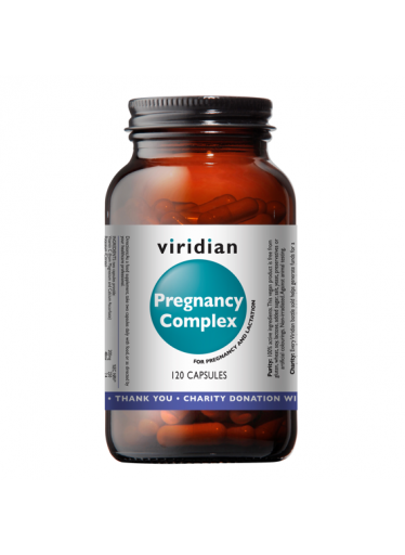 Viridian Pregnancy Complex (Natural multivitamín pro těhotné), 120 kapslí