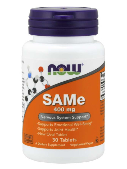 NOW SAMe (S-adenosylmethionin), 400 mg, 30 tablet