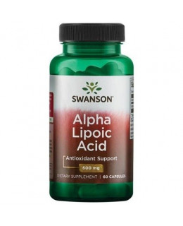 Swanson Alpha Lipoic Acid (Kyselina Alfa lipoová), 600 mg, 60 kapslí