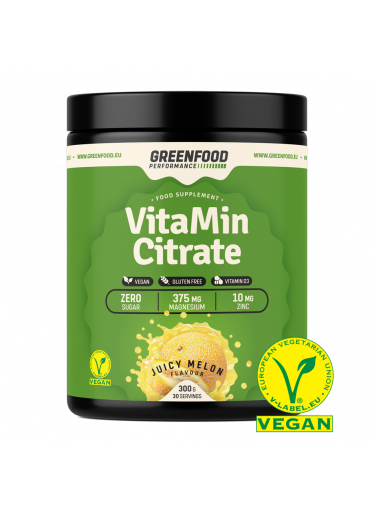 GreenFood Performance VitaMin Citrate 300g - Meloun