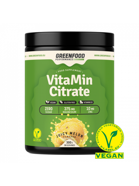 GreenFood Performance VitaMin Citrate 300g - Meloun