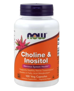 NOW Cholin & Inositol, 500 mg, 100 kapslí