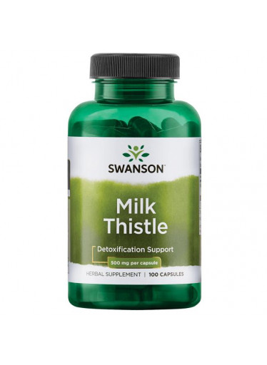 Swanson Milk Thistle (Ostropestřec), 500 mg, 100 kapslí