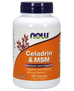 NOW Celadrin a MSM 500 mg, 120 kapslí