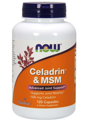 NOW Celadrin a MSM 500 mg, 120 kapslí
