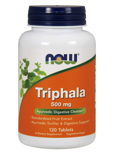 NOW Triphala, 500 mg, 120 tablet