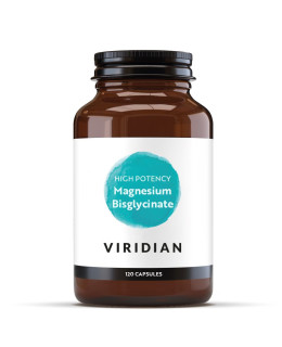 Viridian Nutrition Magnesium Bisglycinate High Potency 120 kapslí