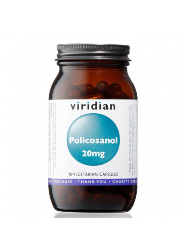 Viridian Policosanol, 20 mg, 90 kapslí