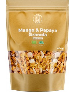 BrainMax Pure Mango & Papaya Granola BIO, 400 g