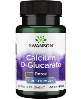 Swanson Calcium D-glucarate (D-glukarát vápenatý), 60 kapslí