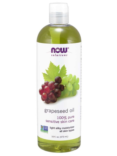 NOW Grapeseed oil (Hroznový olej), 473 ml