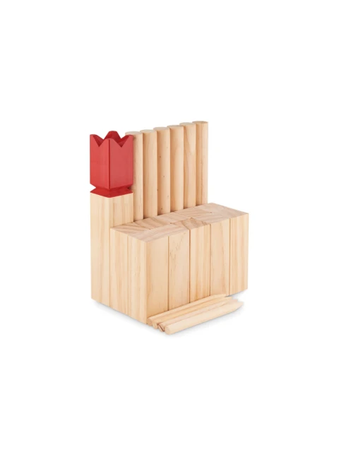 ČistéDřevo Dřevěná zahradní hra Kubb