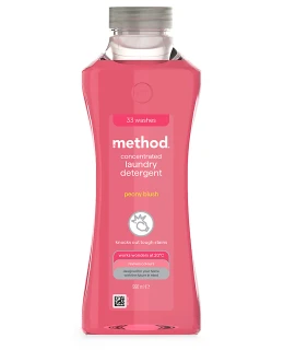 METHOD Tekutý prostředek na praní, 990 ml - Pivoňka