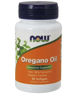 NOW Oregano Oil (oreganový olej), 90 enterosolventních softgel kapslí