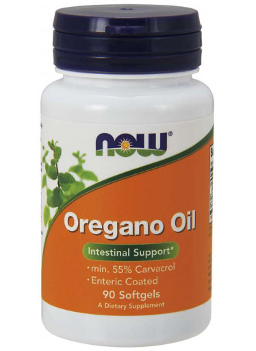 NOW Oregano Oil (oreganový olej), 90 enterosolventních softgel kapslí